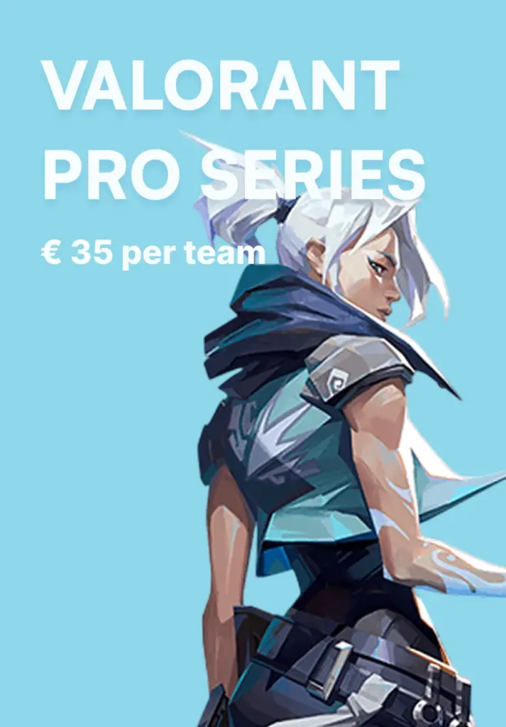 Het personage Jett met blond haar in een blauw pak, met een zwevend dolk in haar hand.
